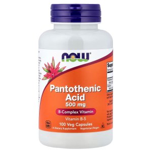 NOW Foods Pantothenic Acid 500 mg 100  Capsules