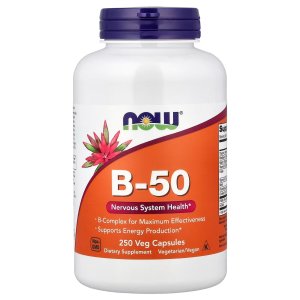 NOW Foods B-50 250 Nervous System Health 250 Capsules