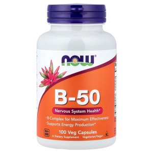 NOW Foods B-50 Nervous System Health 100  Capsules