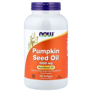 NOW Foods Pumpkin Seed Oil 1000 mg Nutritional Oil 200 Softgels