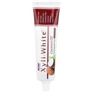 NOW Foods Solutions XyliWhite™ Toothpaste Gel Coconut Oil Mint 181 g