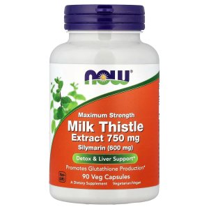 NOW Foods Milk Thistle Extract 750 mg 90  Capsules