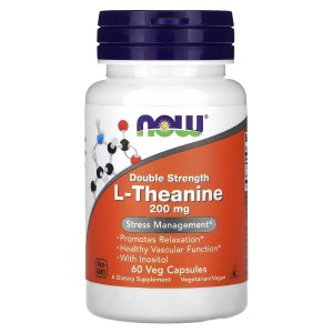 NOW Foods L-Theanine Stress Management 60 Capsules