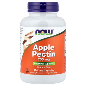 NOW Foods Apple Pectin Intestinal Support 120  Capsules