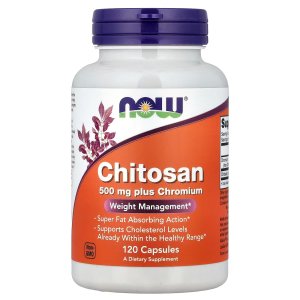 NOW Foods Chitosan plus Chromium Weight Management 120 Capsules