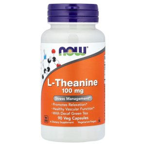 NOW Foods L-Theanine Stress Management 90 Capsules