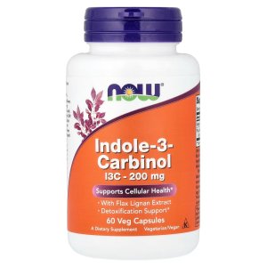 NOW Foods Indole-3-Carbinol Supports Cellular Health 60 Capsules