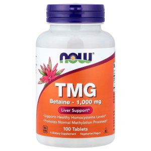 NOW Foods TMG 1,000 mg Liver Support 100 Tablets