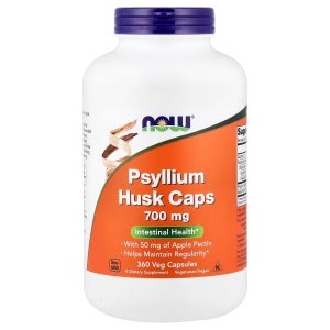 NOW Foods Psyllium Husk Intestinal Health 360 Capsules
