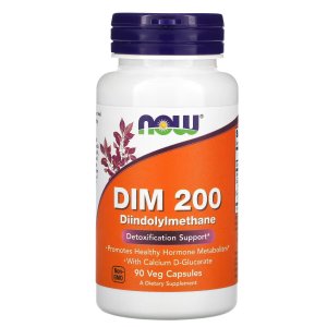NOW Foods DIM 200 Detoxification Support 90 Capsules