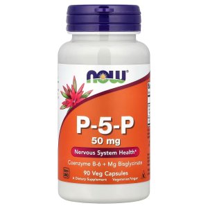 NOW Foods P-5-P Nervous System Health 90  Capsules