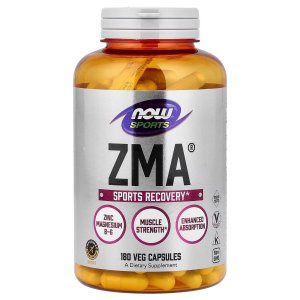 NOW Foods Sports ZMA®Zinc, Magnesium, B-6 180 Capsules