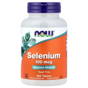 NOW Foods Selenium 100 mcg Essential Mineral 250 Tablets