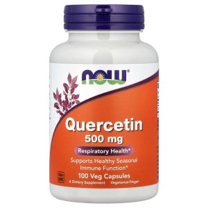 NOW Foods Quercetin, 500 mg Respiratory Health 100  Capsules