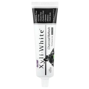 NOW Foods Solutions XyliWhite™Charcoal Refresh Toothpaste Gel 181 g