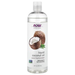 NOW Foods Solutions Liquid Coconut Oil Pure Fractionated 473 ml