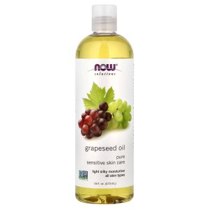 NOW Foods Solutions Grapeseed Oil Pure Sensitive Skin Care 473 ml