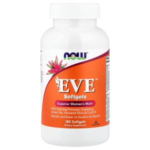 NOW Foods EVE™ Superior Women's Multi Gentler and Easier to Swallow &amp; Absorb 180 Softgels