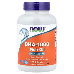 NOW Foods DHA-1000 Fish Oil Extra Strength 90 Softgels