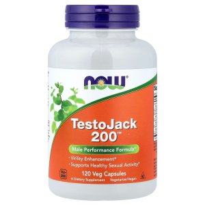 NOW Foods TestoJack 200™ Virility Enhancement 120 Capsules