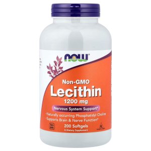 NOW Foods  Lecithin Naturally Occurring Phosphatidyl Choline 200 Softgels
