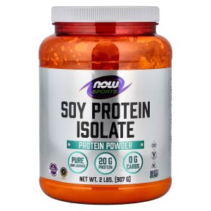 NOW Foods Sports Soy Protein Isolate Pure Unflavored (907 g)