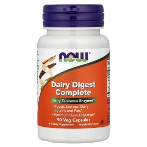 NOW Foods Dairy Digest Complete 90  Capsules