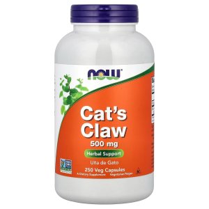 NOW Foods Cat's Claw 500 mgHerbal Support  250  Capsules