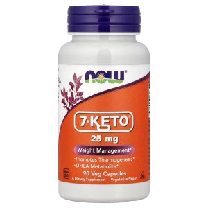 NOW Foods 7-Keto® Promotes Thermogenesis 90 Capsules
