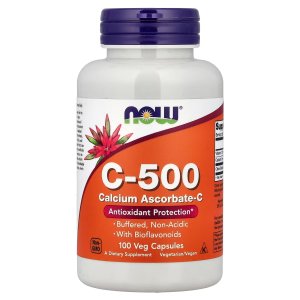 NOW Foods C-500, Calcium Ascorbate-C 100  Capsules