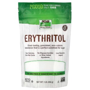 NOW Foods Real Food Erythritol Low Glycemic Impact  (454 g)