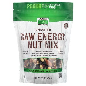 NOW Foods Real Food Raw Energy Nut Mix Unsalted 454 g