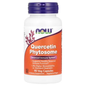 Now Foods Supplements, Quercetin Phytosome 250mg, Balanced Immune System