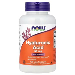 NOW Foods Hyaluronic Acid  50 mg 120 Capsules