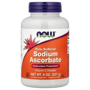 NOW Foods Sodium Ascorbate Powder Buffered Antioxidant Protection 227 g