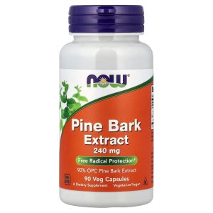 NOW Foods - Pine Bark Extract 240mg 90 Vegetarian Capsules