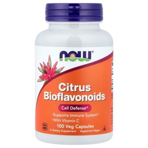 NOW Foods Vitamin C-1,000 with 100 mg of Bioflavonoids Antioxidant protection 100 Capsules