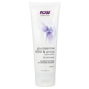 NOW Foods Solutions Glucosamine MSM &amp; Arnica Liposome Lotion (237 ml)