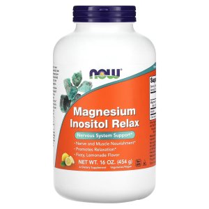 NOW Foods Magnesium Inositol Relax Lemonade (454 g)