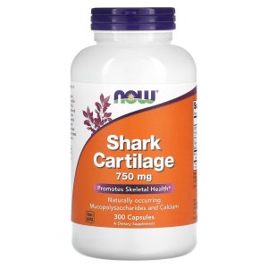 NOW Foods Shark Cartilage 750 mg 300 Capsules