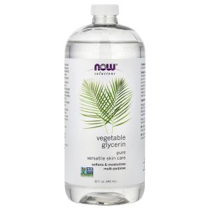 NOW Foods Solutions Vegetable Glycerin 100% Pure Versatile Skin Care Softening and Moisturizing 946ml