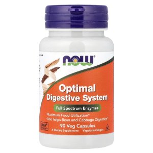 NOW Foods Optimal Digestive System Full Spectrum Enzymes 90 Capsules