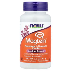 NOW Foods Magtein® Magnesium L-Threonate Powder (91 g)