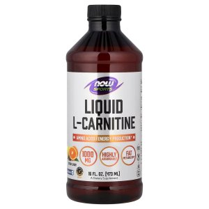 NOW Foods Sports Nutrition L-Carnitine Liquid 1000 mg Highly Absorbable  Citrus 473 ml