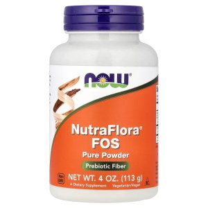 NOW Foods  NutraFlora FOS (Fructooligosaccharides) Pure Powder