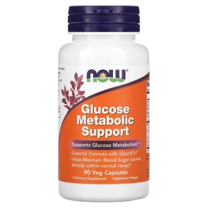 NOW Foods Berberine Glucose Support Combined with MCT Oil for Optimal Berberine Absorption 90 Softgels