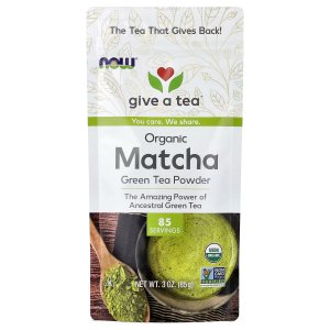 NOW Foods Organic Matcha Green Tea Powder (85 g)