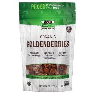 NOW Foods Real Food Organic Goldenberries  (227 g)