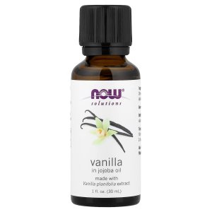 NOW Foods Essential Oils Vanilla Oil Blend of Pure Vanilla Bean Extract in Pure Jojoba Oil