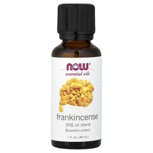NOW Foods Essential Oils Frankincense Oil Blend 20% Blend of Pure Frankincense Oil in Pure Jojoba Oil